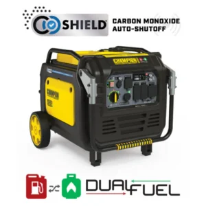 Acheter Champion 201175 8500W Démarrage Électrique Dual Fuel Inverter avec CO Shield – Groupe Électrogène Silencieux