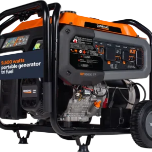 Générateur Tri-Carburant Generac GP9500E TF 8063 – 9500W/12500W avec COSense et Démarrage Électrique – Acheter en France
