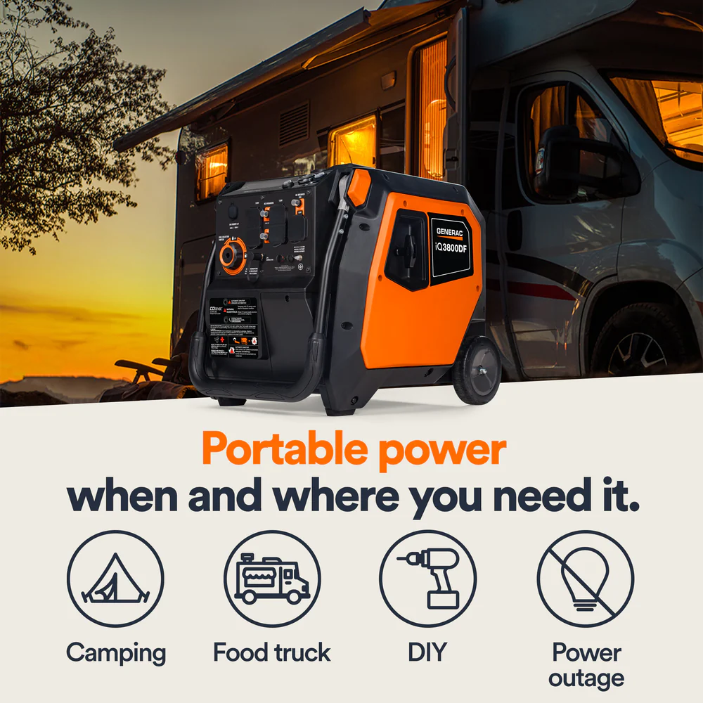 Generac iQ3800 DF 8944 Générateur Dual Fuel 3000W/3800W Inverter COsense – Neuf - Image 3