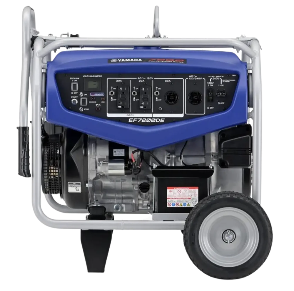Générateur à Essence Yamaha 6000W / 7200W Démarrage Électrique avec Capteur CO