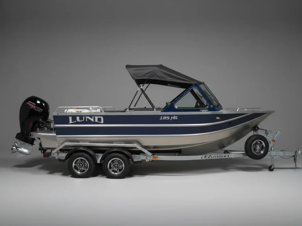 Lund 185 HG 2026 À Vendre – Mercury 150 Pro XS avec Pro Kicker et Remorque Tandem | Bateau de Pêche Premium pour les Grands Lacs