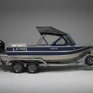 Lund 185 HG 2026 À Vendre – Mercury 150 Pro XS avec Pro Kicker et Remorque Tandem | Bateau de Pêche Premium pour les Grands Lacs